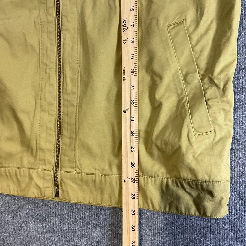 Oakley Mens Mustard Yellow Full Zip Mock Neck Lightweight Jacket XXL RN 96548